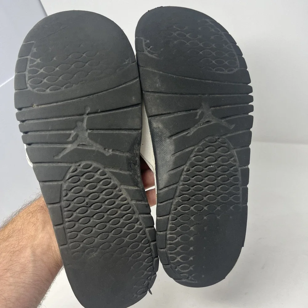 Nike Air Jordan Hydro 2 Slides Slip On Sandals Mens Size 11 White Red 312527